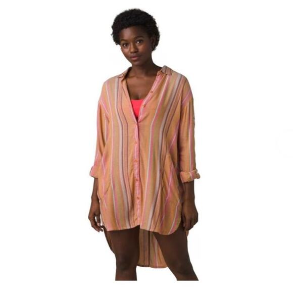 Prana Scheena High Low Shirt New - Picture 1 of 16